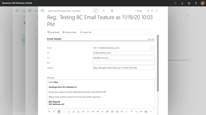 Testing BC Email Feature 