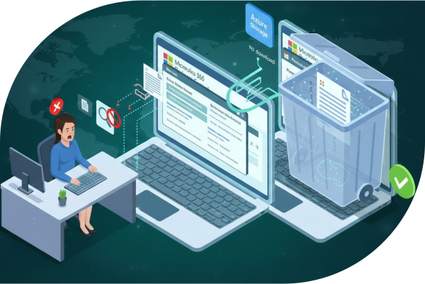 Document Recycle Bin screen with restore button