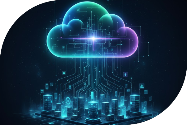 Cloud services illustration