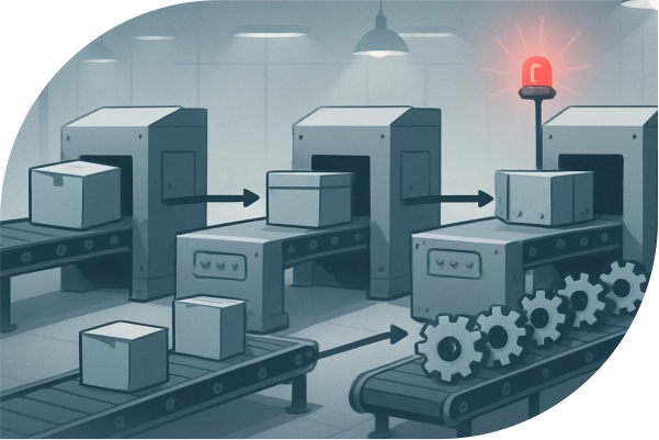Production Order Released — routing logic and machine capacity allocation