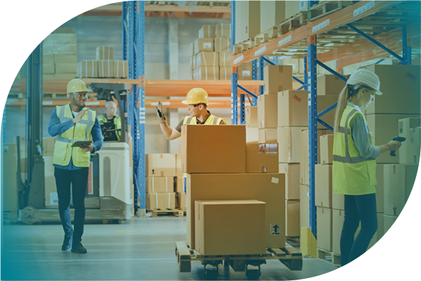 Warehouse put-away process using mobile barcode scanning